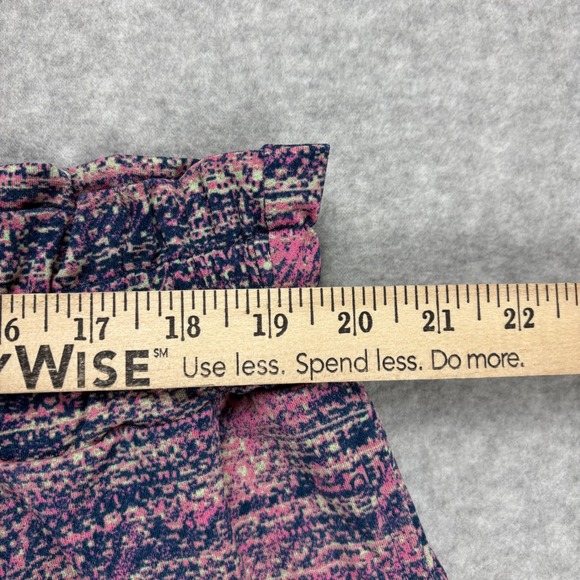 LuLaRoe Shorts Bundle Womens 2XL Pink Blue Black Elastic High Paperbag Waist - Picture 3 of 16